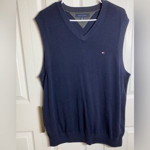 Tommy Hilfiger navy sweater vest